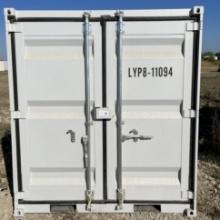 New/Unused 8' Shipping Container