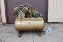 Binks HD Industrial 20-HP 3 Phase complete air compressor with starter and
