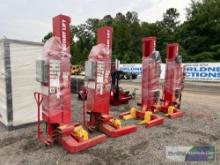 (4) COLUMN PORTABLE ROTARY LIFTS SN-HAM11K0017