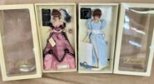 2PC FRANKLIN MINT JOSEPHINE DOLLS IN BOXES WITH PAPERS