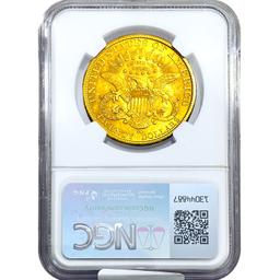 1884-CC $20 Gold Double Eagle NGC MS61