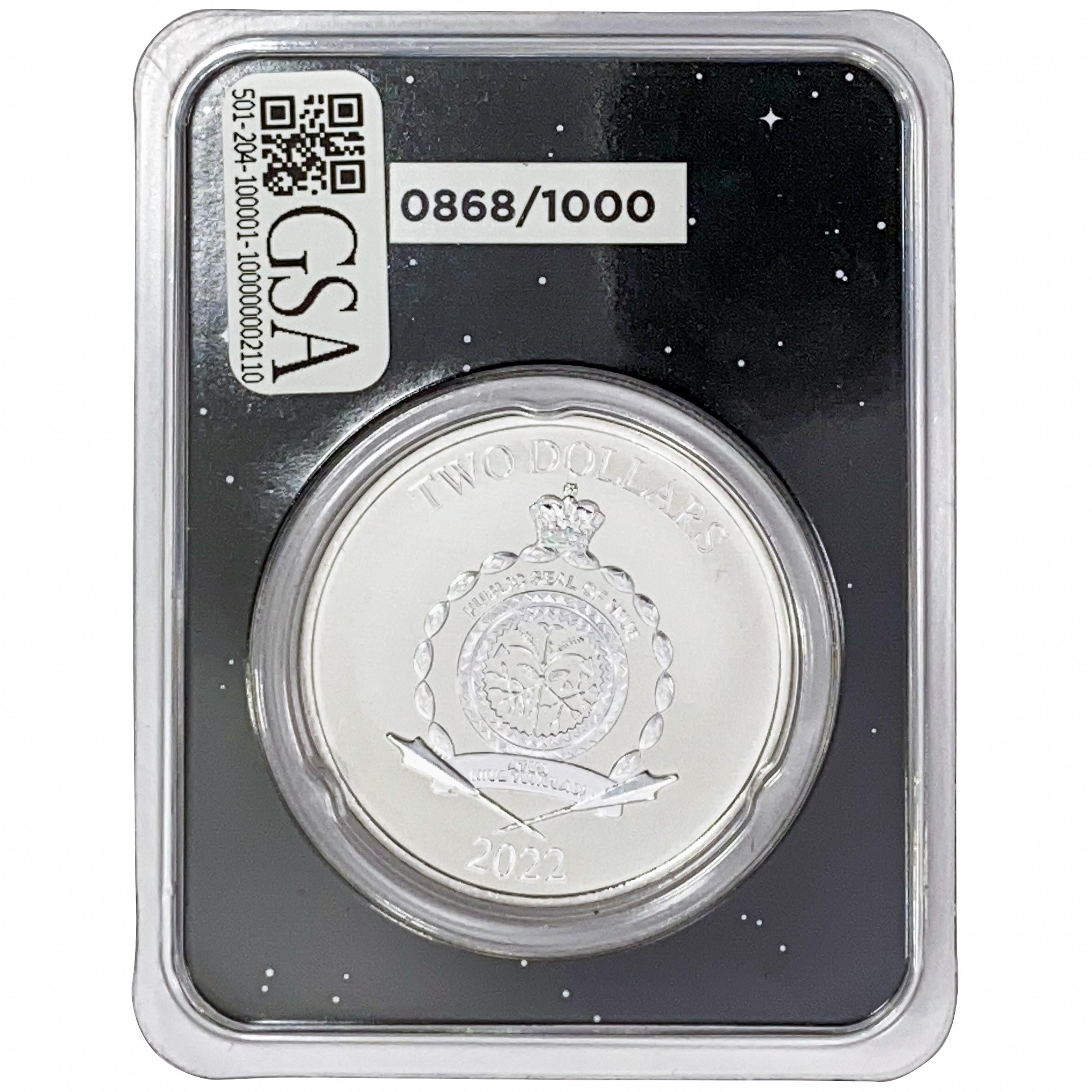 2022 1oz Silver Holiday Star Wars Coin