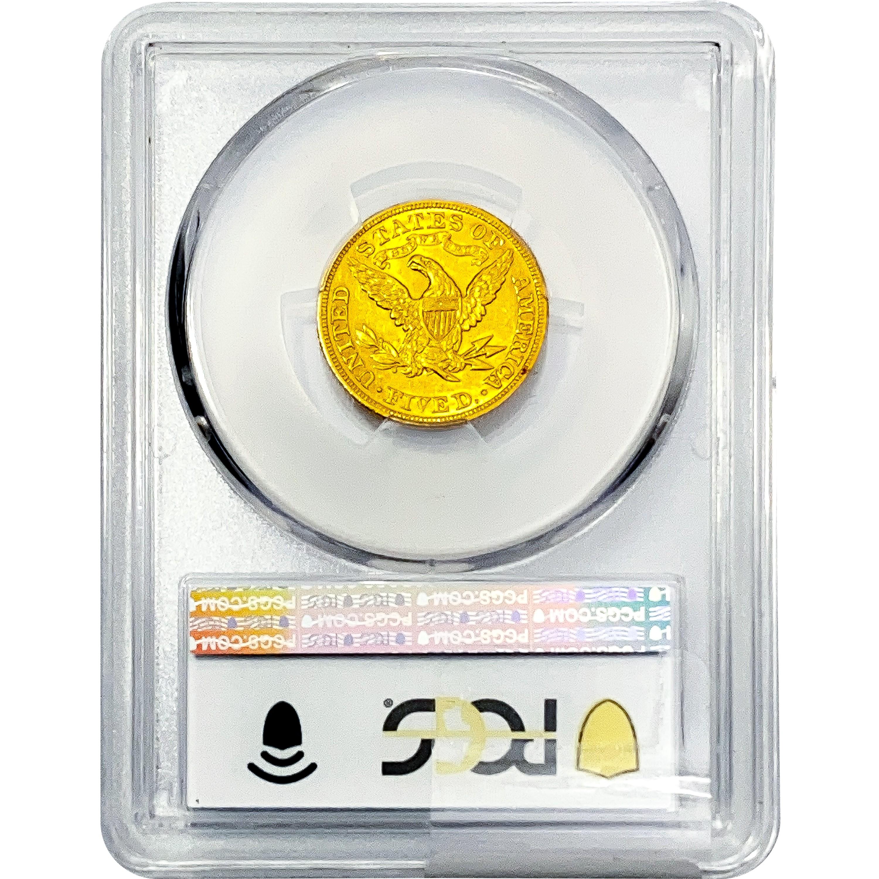 1904 $5 Gold Half Eagle PCGS MS61