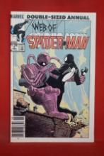 WEB OF SPIDERMAN ANNUAL #1 | 1ST APP OF FUTURE MAX! | CHARLES VESS PAINTED COVER - NEWSSTAND