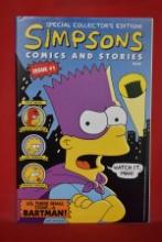SIMPSONS COMICS & STORIES #1 | KEY 1ST FULL SIMPSONS IN COMICS! | COMPLETE WITH POSTER!