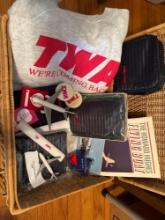 TWA Airline memorabilia