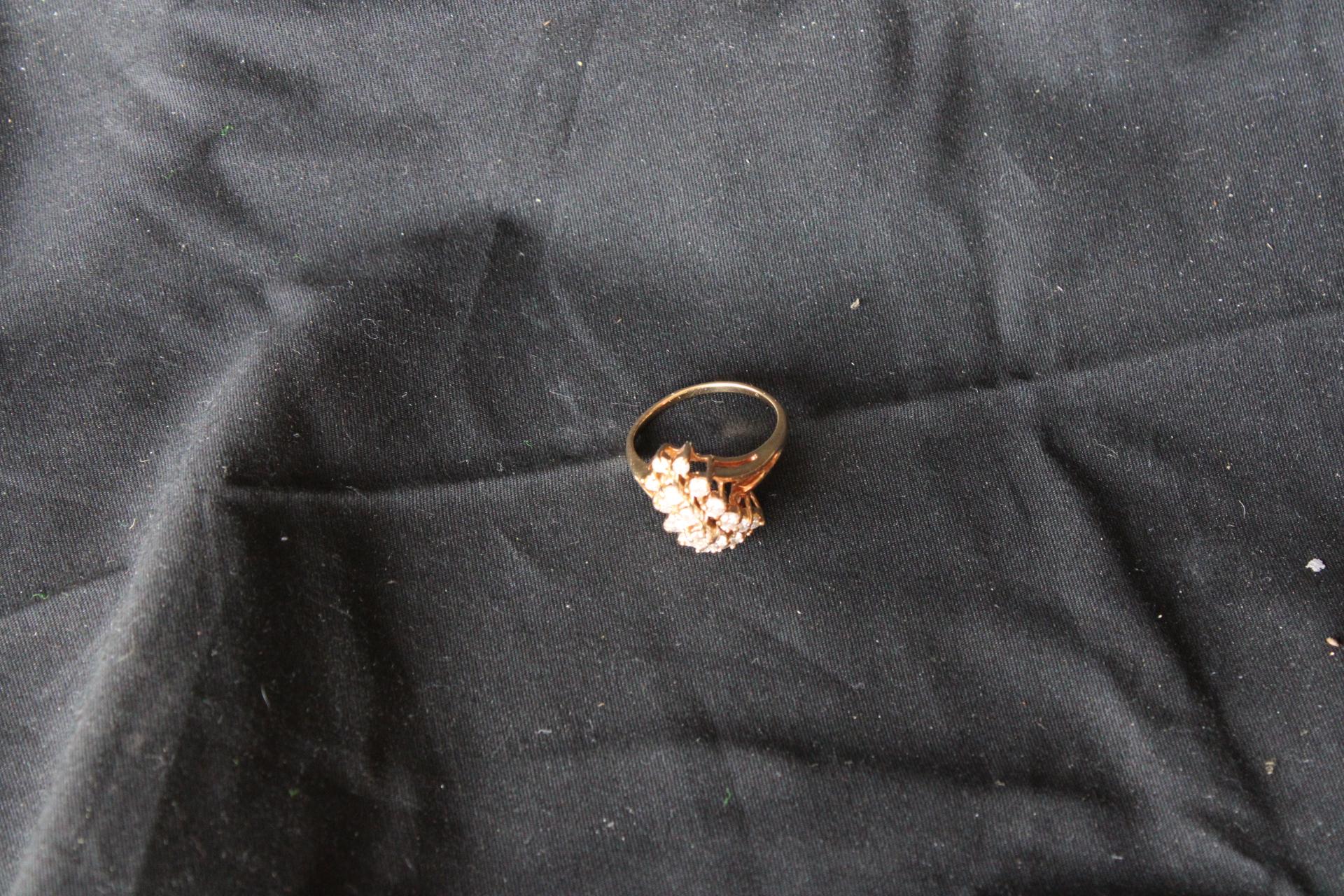 14kt Gold Womens Cocktail Ring
