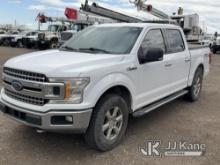 2018 Ford F150 4x4 Crew-Cab Pickup Truck Runs & Moves) (Seller States: Vehicle Involved in Accident