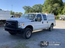 2016 Ford F250 4x4 Crew-Cab Pickup Truck Runs Rough, Moves, Check Engine Light On, Engine Noise, Bod
