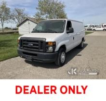 2009 Ford E150 Cargo Van Runs & Moves