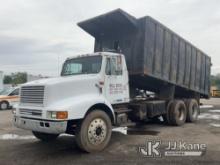 1992 International G8200 Dump Truck, Cummins 855 14L DSL Runs, Moves & Dump Operates, Body & Rust Da