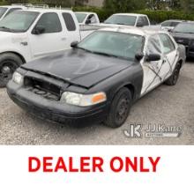 2005 Ford Crown Victoria 4-Door Sedan Not Running, No Key, Stripped Of Parts