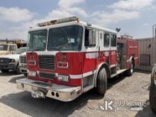 2003 Segrave Firetruck Pumper/Fire Truck, Please verify the VIN one the vehicle arrives to the JV ya
