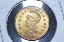 1850 California Gold Round