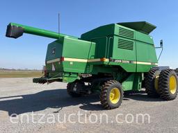 1995 JD 9600 COMBINE, DIESEL, 18.4R38 DUALS,