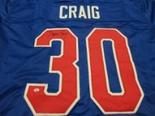 Jim Craig of TEAM USA signed autographed hockey jersey PAAS COA 052