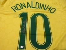 Ronaldinho Gaucho of Brasil signed autographed soccer jersey PAAS COA 847
