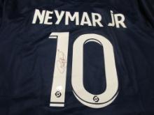 Neymar Jr of Paris Saint Germain signed autographed soccer jersey PAAS COA 734