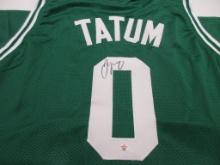 Jayson Tatum of the Boston Celtics signed autographed basketball jersey PAAS COA 560