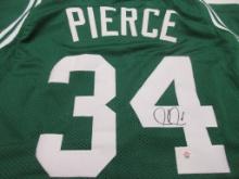 Paul Pierce of the Boston Celtics signed autographed basketball jersey PAAS COA 038