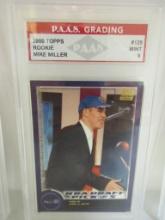Mike Miller Orlando Magic 2000 Topps ROOKIE #129 graded PAAS Mint 9