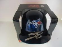 Bo Bichette of the Toronto Blue Jays signed autographed baseball mini helmet PAAS COA 922