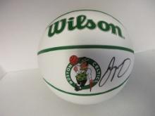 Jayson Tatum of the Boston Celtics signed autographed logo mini basketball PAAS COA 771