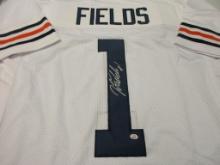 Justin Fields of the Chicago Bears signed autographed football jersey PAAS COA 319