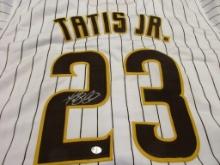 Fernando Tatis Jr of the San Diego Padres signed autographed baseball jersey PAAS COA 953