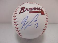 Ronald Acuna Jr of the Atlanta Braves signed autographed logo baseball PAAS COA 138