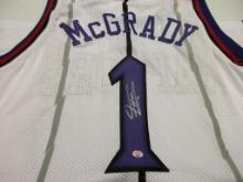 Tracy McGrady of the Toronto Raptors signed autographed basketball jersey PAAS COA 758