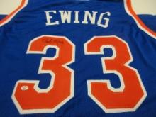 Patrick Ewing of the NY Knicks signed autographed basketball jersey PAAS COA 233