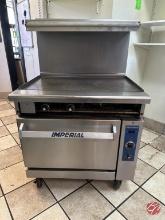 Imperial Gas Convection Oven w/Flat-top