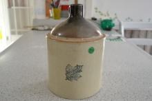 Western stoneware whiskey jug