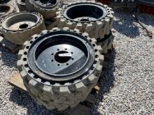 31x10-20 Solid Skid Steer Loader Tires
