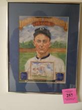 DONRUSS TY COBB FRAMED PUZZLE