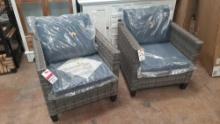 (2) Outdoor Patio Seating Chairs
