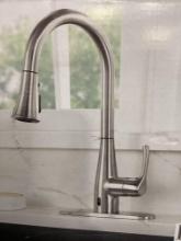 Glacier Bay Single Handle Pull Down Kitchen Faucet in Brushed Nickel