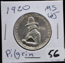 CHOICE 1920 PILGRIM COMMEMORATIVE HALF DOLLAR