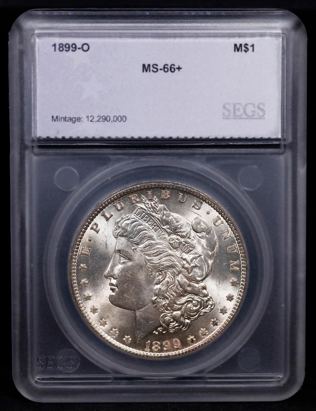 ***Auction Highlight*** 1899-o Morgan Dollar 1 Graded ms66+ BY SEGS (fc)