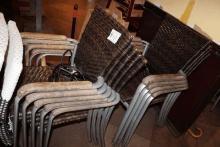 Brown Outdoor Wicker Chairs