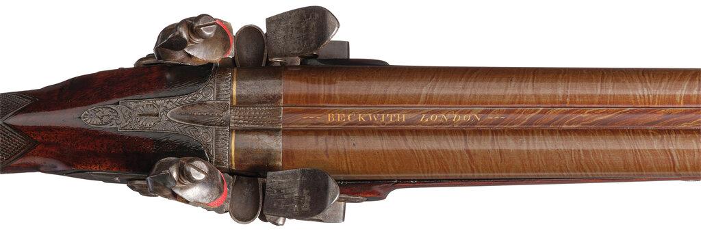 Beckwith Double Barrel Flintlock Shotgun