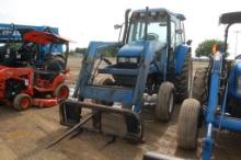 NH TS100 2WD C/A W/ LDR AND HAY SPEAR 4796HRS. WE DO NOT GAURANTEE HOURS