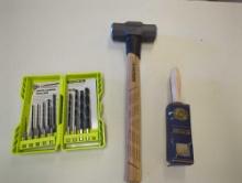 Lot of 3 including: -BEHR 1.75 in. Chalk Decorative Round Wax Brush. Appears to be new. SKU #