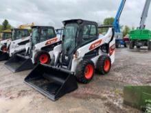 2020 BOBCAT S64 SKID STEER SN:B4SC11281 powered by diesel engine, equipped with OROPS, front blade,