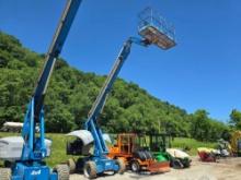 2014 GENIE S-65 BOOM LIFT SN:S6014A-28840, 4X4, powered by diesel engine, equipped with 65ft.