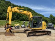 KOBELCO SK140SRLC-3 HYDRAULIC EXCAVATOR SN:YH07-10071 powered by diesel engine, equipped with cab,