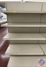 3 ft section Lozier shelving 71 1/2 x 36
