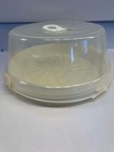 Plastic Cake / Cupcake Plate With Lid