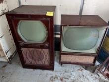 Emerson And RCA Victor Console Tv